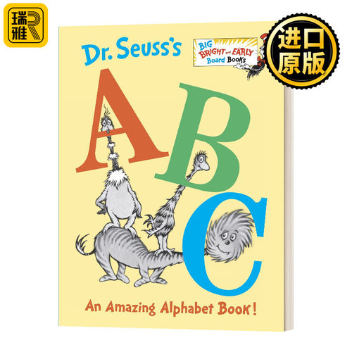 Dr. Seuss's ABC (Beginner Books, I Can Read It All By Myself) 苏斯博士系列 字母书 纸板书 廖彩杏书单