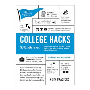 学生生活指南10周年纪念版 Hacks 更新修订 英文版 书籍 英文原版 进口英语原版 College