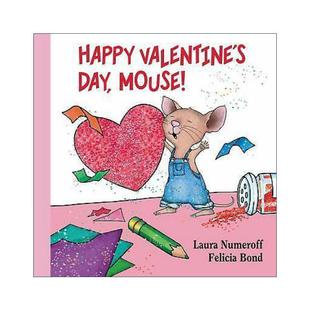 英文原版 Happy Valentine's Day Mouse 小老鼠 情人节快乐 大尺寸纸板 儿童故事书 英文版 进口英语原版书籍