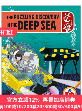 英文原版 Kid Detectives The Puzzling Discovery in the Deep Sea 深海发现 儿童侦探冒险故事 英文版 进口英语原版书籍