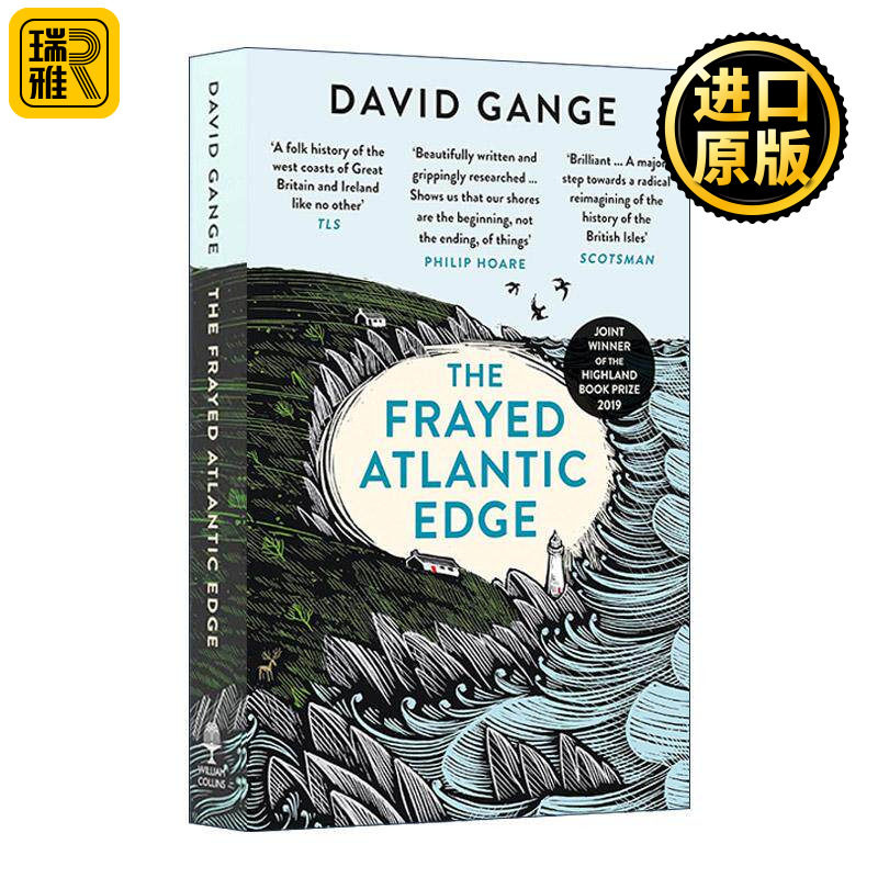 英文原版 The Frayed Atlantic Edge 大西洋的边缘 从设得兰岛划船到英吉利海峡 David Gange 温赖特奖提名 进口英语原版书籍