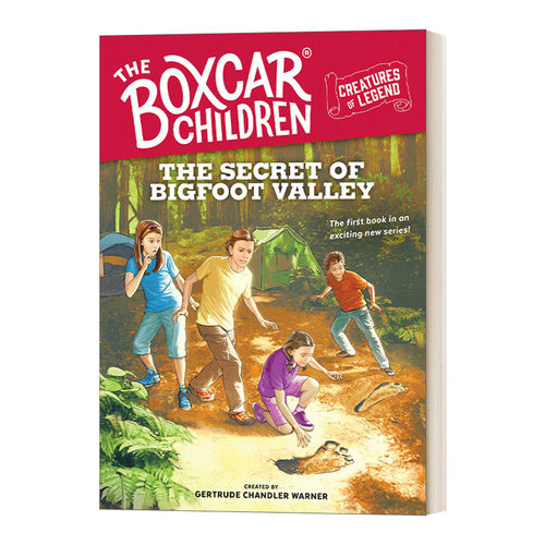 大脚谷的秘密 棚车少年1 传说中的生物 英文原版The Secret of Bigfoot Valley The Boxcar Children Creatures of Legend英语书籍