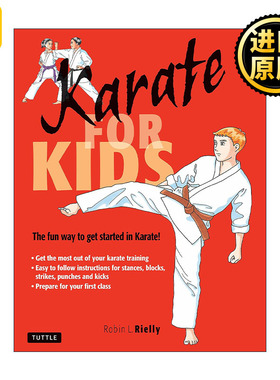 英文原版 Karate for Kids Martial Arts For Kids 儿童空手道 武术科普百科精装绘本 练习指南 Robin L. Rielly 进口英语原版书籍