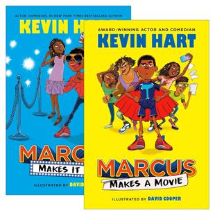 英文原版 Marcus 马库斯系列2册 儿童搞笑故事小说 电影爱宠大机密配音演员凯文·哈特 英文版 进口英语原版书籍