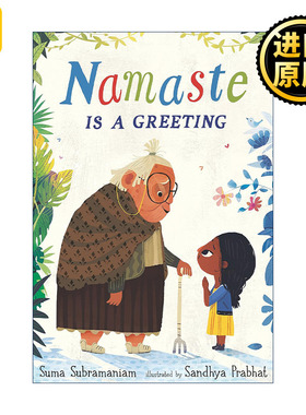 Namaste Is a Greeting 合十礼是一种问候 儿童精装绘本 Sandhya Prabhat