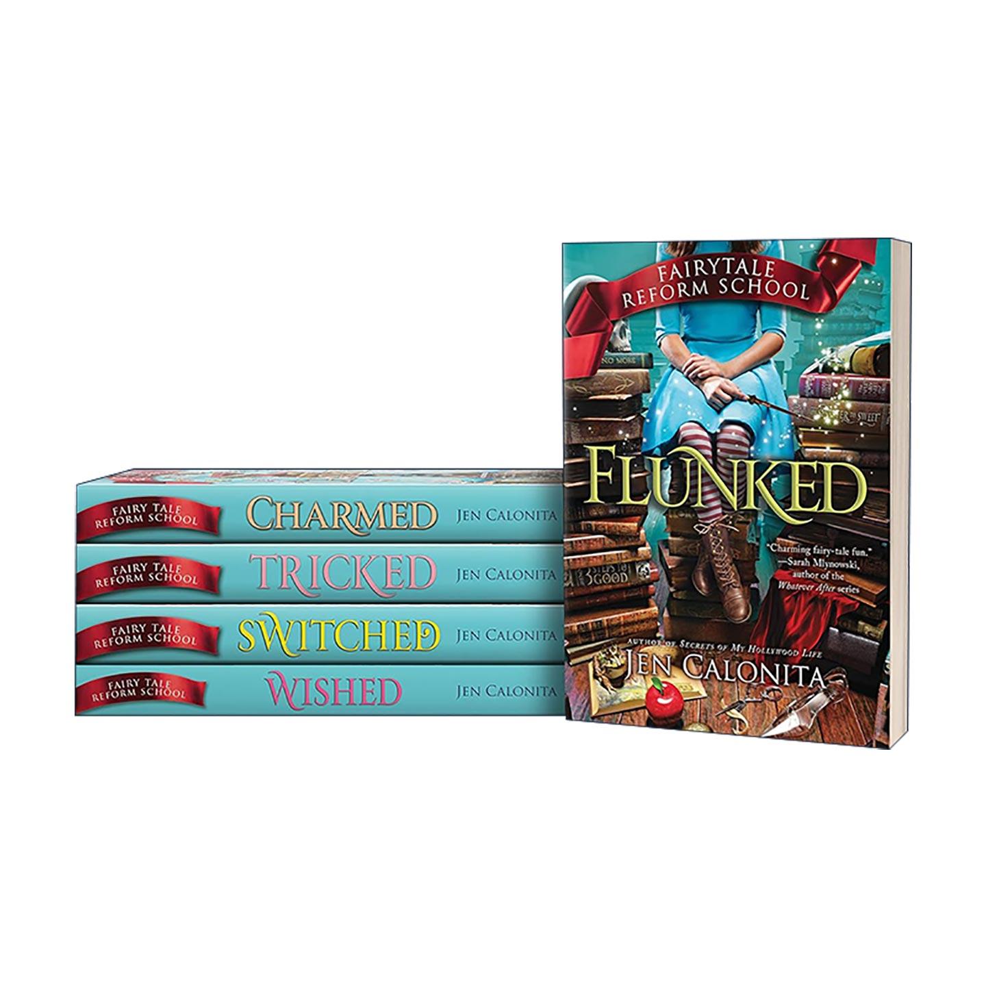 英文原版 Fairy Tale Reform School Series Gift Set 童话改造学校系列1-5盒装礼物套装 儿童冒险小说 英文版 进口英语原版书籍