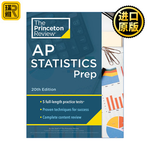 Princeton Review AP Statistics Prep, 20th Edition 普林斯顿评论AP统计学 第20版 2024