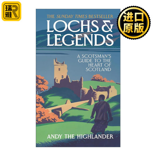 英文原版 Lochs and Legends 湖泊与传说 一位苏格兰人带您走进苏格兰的腹地 精装 英文版 进口英语原版书籍