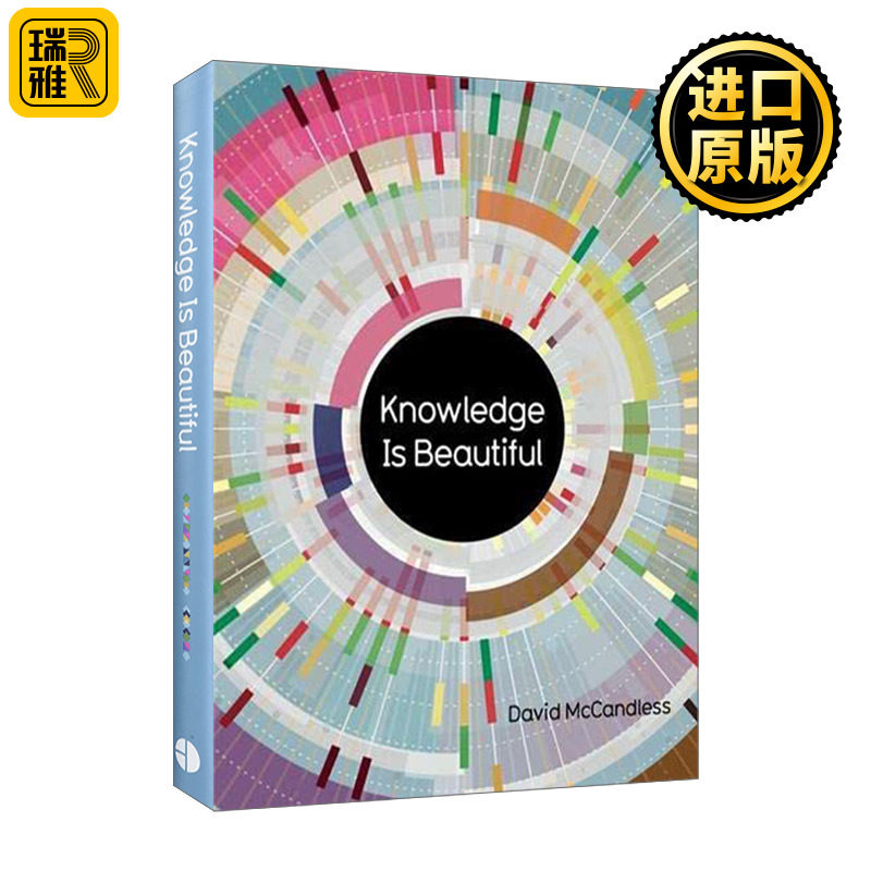 Knowledge Is Beautiful 知识之美 图解不可能的想法、看不见的模式、隐藏的联系 精装 英文原版