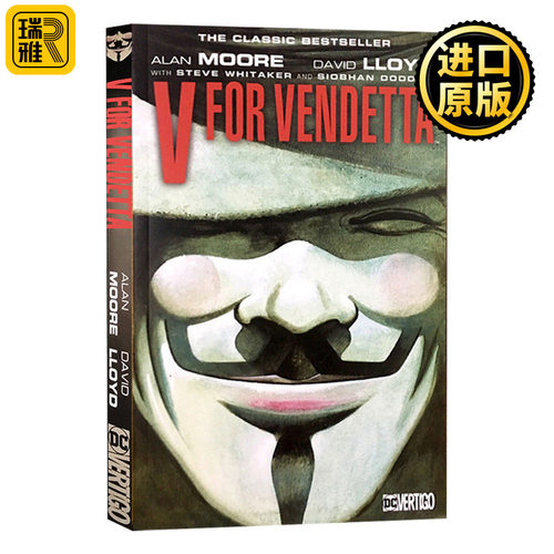 V For Vendetta 字仇杀队 DC漫画 英文原版