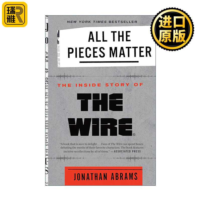 英文原版 All the Pieces Matter 所有的细节都很重要 HBO美剧火线内幕故事 Jonathan Abrams 英文版 进口英语原版书籍
