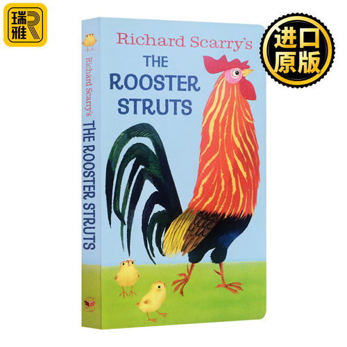 Richard Scarry's the Rooster Struts儿童绘本
