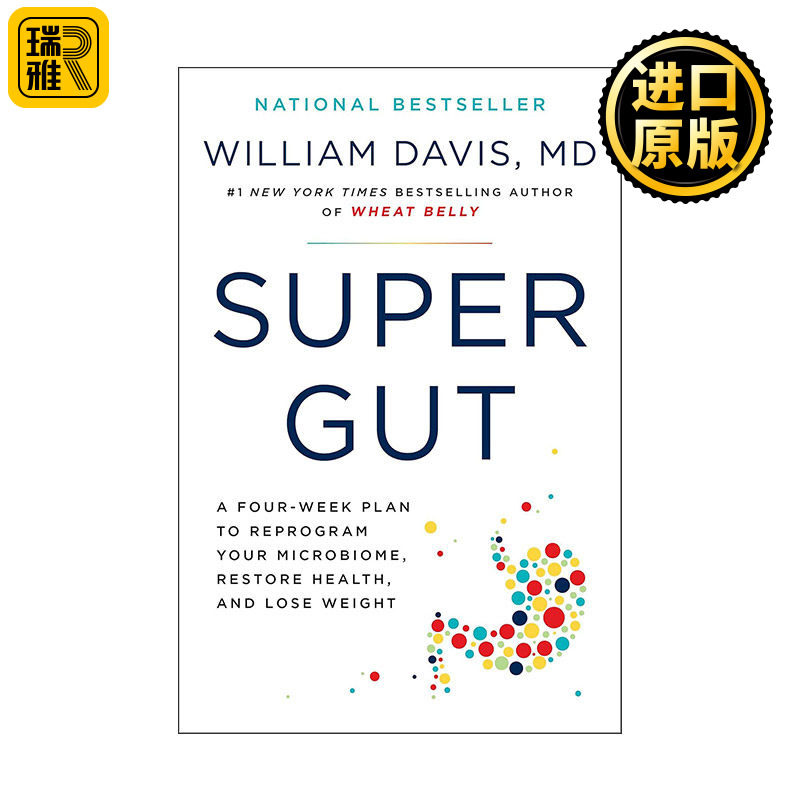 英文原版 Super Gut 超级肠道 四周重新编程你的微生物群 恢复健康和减肥 英文版 进口英语原版书籍