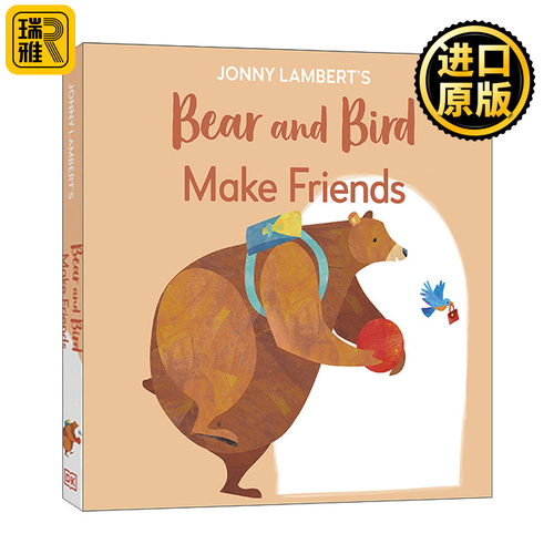 Jonny Lambert's Bear and Bird: Make Friends 熊与鸟：交朋友 英文原版儿童绘本