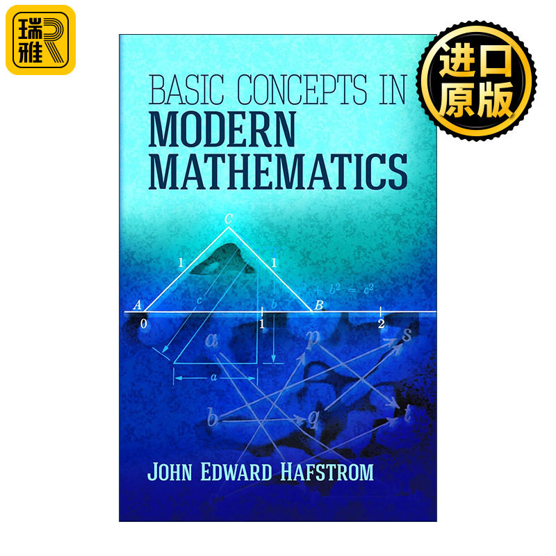 英文原版 Basic Concepts in Modern Mathematics 现代数学中的基本概念 明尼苏达大学数学与工程学教授John Edward Hafstrom