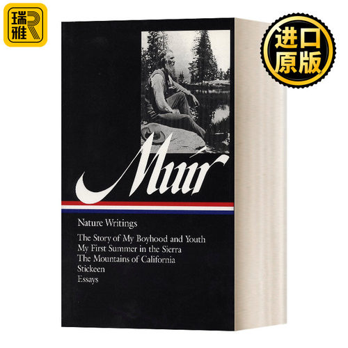 英文原版 John Muir Nature Writings LOA #92 约翰·缪尔 自然 精装 英文版 John Muir 进口英语原版书籍