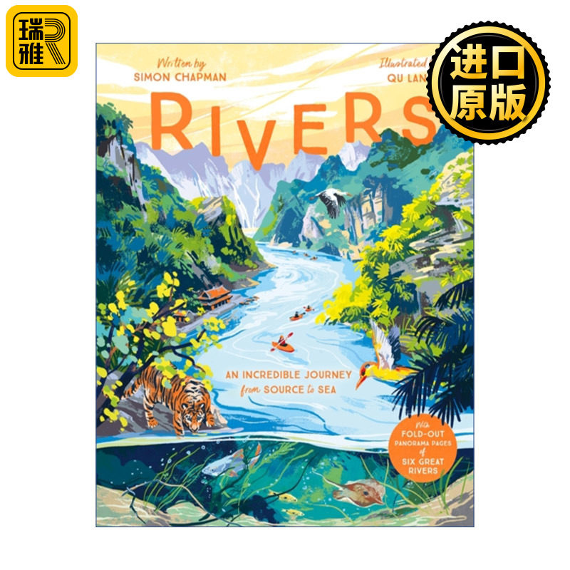 Rivers 河流 儿童自然精装绘本 科学百科知识图画书