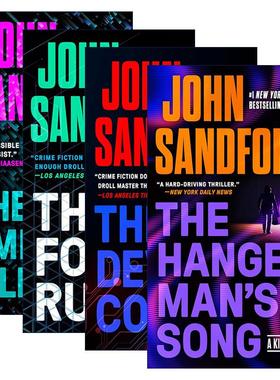 英文原版 Kidd基德系列1-4册 惊悚悬疑小说 John Sandford 英文版 进口英语原版书籍