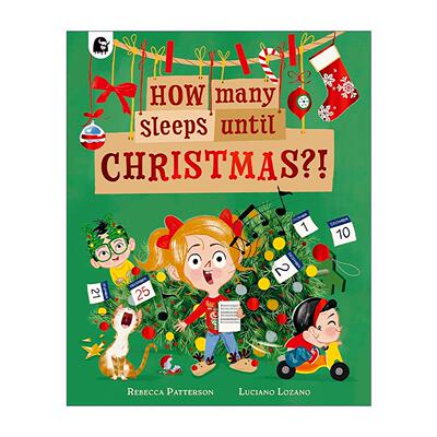 英文原版 How Many Sleeps Until Christmas 距离圣诞节还有多久 儿童节日绘本 英文版 进口英语原版书籍
