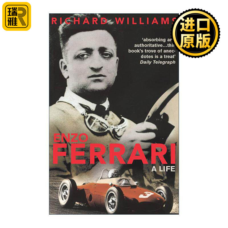 英文原版 Enzo Ferrari 恩佐·法拉利传 法拉利创始人的一生 英文版 进口英语原版书籍