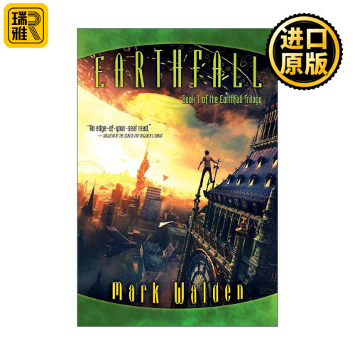 英文原版 Earthfall 大地陨落1 科幻动作冒险小说 高等邪恶学院同作者Mark Walden 英文版 进口英语原版书籍