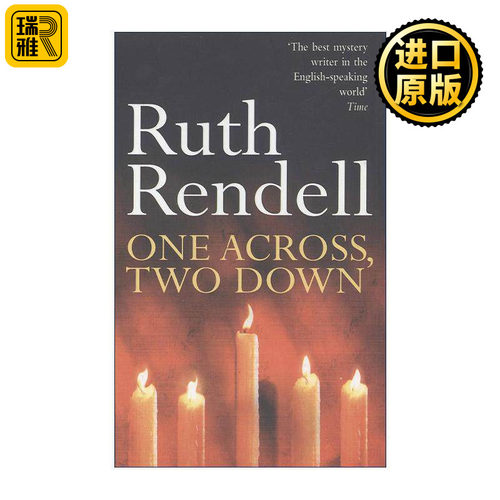 英文原版 One Across Two Down 争产风云 鲁斯·伦德尔经典犯罪小说 英文版 进口英语原版书籍