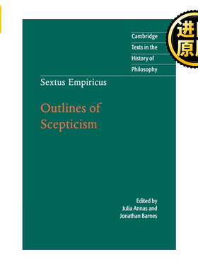 英文原版 Sextus Empiricus: Outlines of Scepticism