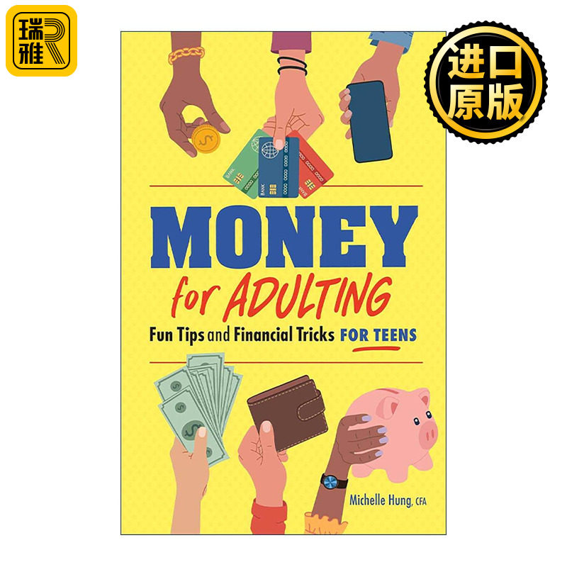 英文原版 Money for Adulting 成人的金钱 青少年投资理财指南 特许金融分析师Michelle Hung 英文版 进口英语原版书籍