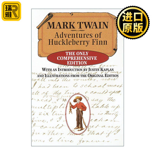 英文原版 The Adventures of Huckleberry Finn 哈克贝利·费恩历险记 完整综合版 马克·吐温 英文版 进口英语原版书籍