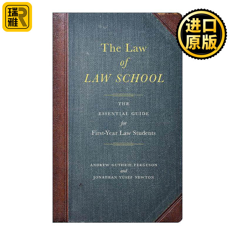 英文原版 The Law of Law School 法学院的法律 法律系一年级学生入门指南 法学智慧之书 开学书单 英文版 进口英语原版书籍
