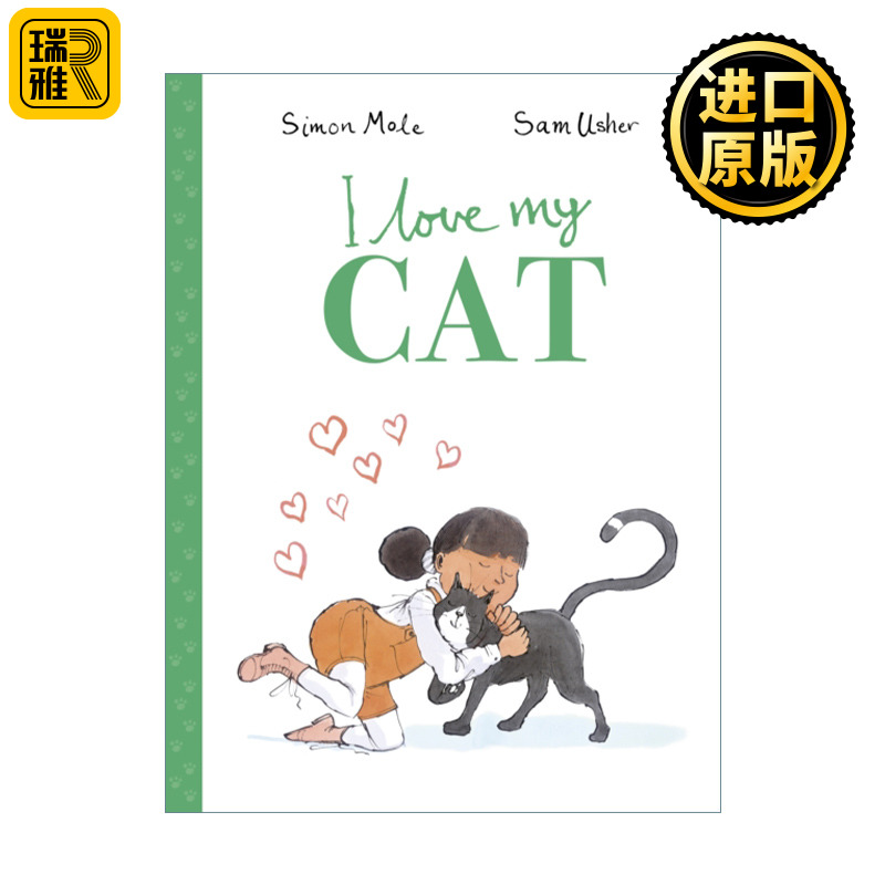 英文原版 I Love My Cat我爱我的猫咪