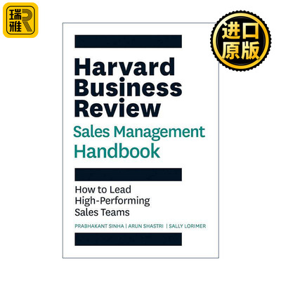 英文原版 Harvard Business Review Sales Management Handbook 哈佛商业评论销售管理手册 英文版 进口英语原版书籍