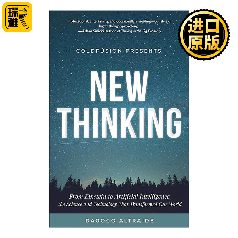 英文原版 ColdFusion Presents 冷聚变呈现 新思维 从爱因斯坦到AI人工智能 改变世界的科学与技术 英文版 进口英语原版书籍
