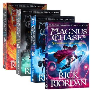 马格纳斯与仙宫之神4册 科幻小说 Magnus Chase 马格纳斯与北欧神话 夏日之剑 雷神之锤 死亡之舟 波西杰克逊