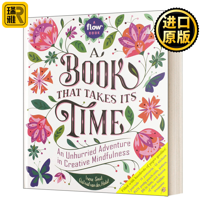Book That Takes Its Time Flow杂志 慢生活 创意正念手帐纸作 精装 英文原版