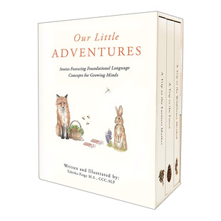 我们 Adventures 小冒险三册 语言概念学习故事绘本 Paige Our Tabitha Little