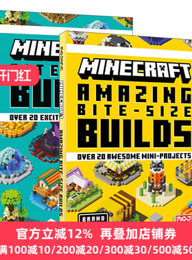 Minecraft Bite-Size Build 我的世界 迷你建筑指南2册