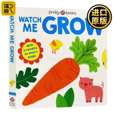 我的小世界 成长 My Little World Watch Me Grow 英文原版 自然科普绘本纸板书 翻翻书 Roger Priddy Books 进口原版英语书籍