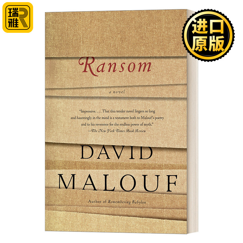 英文原版 Ransom A Novel Vintage International 救赎 IMPAC都柏林国际文学奖获得者David Malouf戴维 马洛夫 英文版 进口英语书