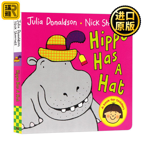 河马有一顶帽子英文原版