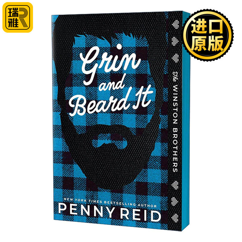 英文原版 Grin and Beard It Winston Brothers 02 露齿笑 温斯顿兄弟系列2 豪华版 浪漫喜剧 英文版 进口英语原版书籍