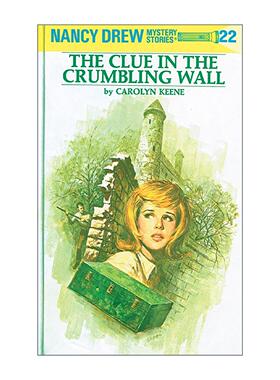 英文原版 Nancy Drew 22 the Clue in the Crumbling Wall 南希德鲁系列22 碎墙的线索 儿童悬疑推理小说 Carolyn Keene 精装