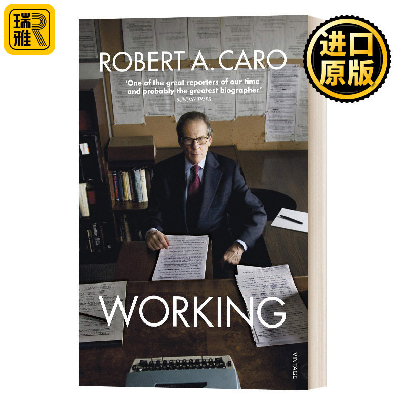 英文原版 Working 工作 普利策奖得主罗伯特·卡洛回忆录 英文版 Robert A. Caro 进口英语原版书籍