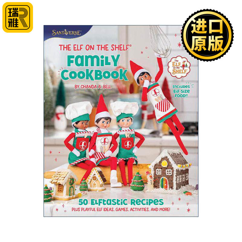 英文原版 The Elf on the Shelf Cookbook 书架上的精灵 圣诞食谱 精装 英文版 进口英语原版书籍