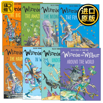 英文原版 Winnie and Wilbur 女巫温妮绘本8册 吴敏兰书单 儿童图画故事书 英文版 进口英语原版书籍