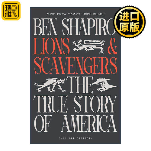 英文原版 Lions and Scavengers 狮子与食腐者 美国及其批评者的真实故事 精装 英文版 进口英语原版书籍