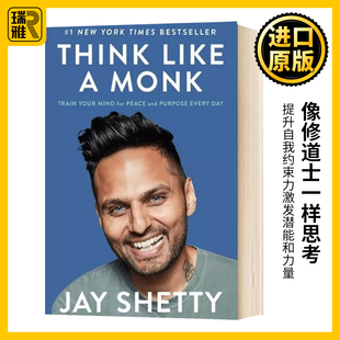 Rules Love作者英语书籍 像和尚一样 Jay 英文原版 Like Monk 像修道士一样思考 Shetty提升自我约束力激发潜能和力量8 Think