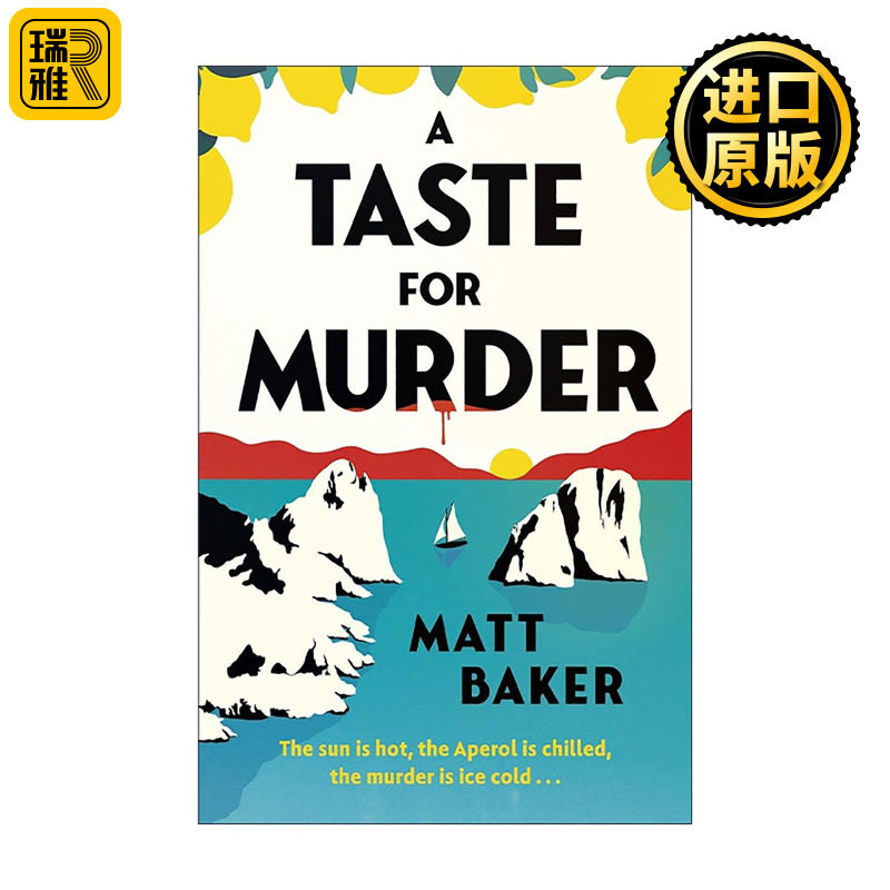 英文原版 A Taste For Murder 谋杀的滋味 同名英剧原著小说 Matt Baker 英文版 进口英语原版书籍