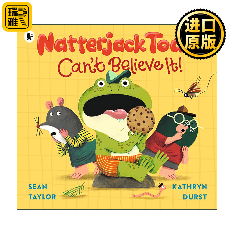 英文原版 Natterjack Toad Can't Believe It 蟾蜍简直不敢相信 儿童幽默搞笑趣味绘本 英文版 进口英语原版书籍