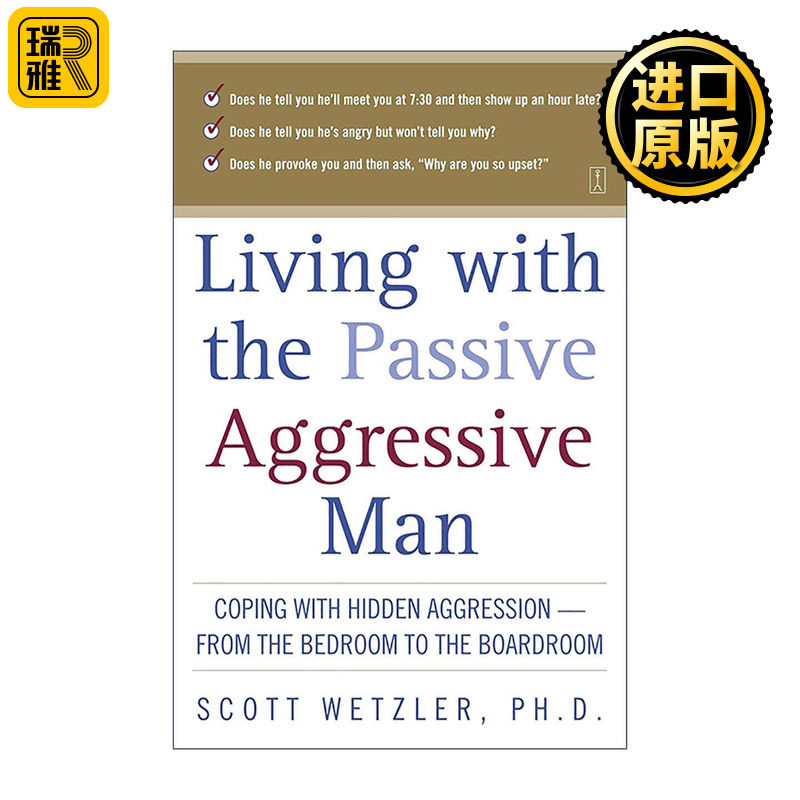 英文原版 Living With the Passive-Aggressive Man 警惕你身边的隐形攻击者 英文版 进口英语原版书籍